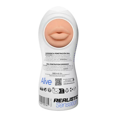 Masturbateur XL Maxi Flex Oral Experience - Alive (18,90 €) | Poppers Express