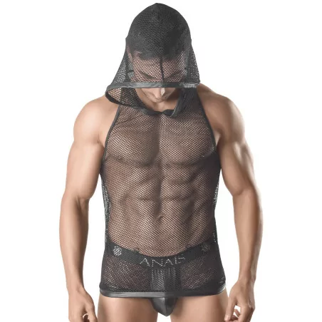 Mesh Hoodie Tank Top Ares - Anaïs for Men (57,90 €) | Poppers Express