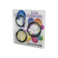 Kit 3 Cockrings Extensibles Sensual Pleasure Rings - Alive - Alive (17,90 €) | Poppers Express