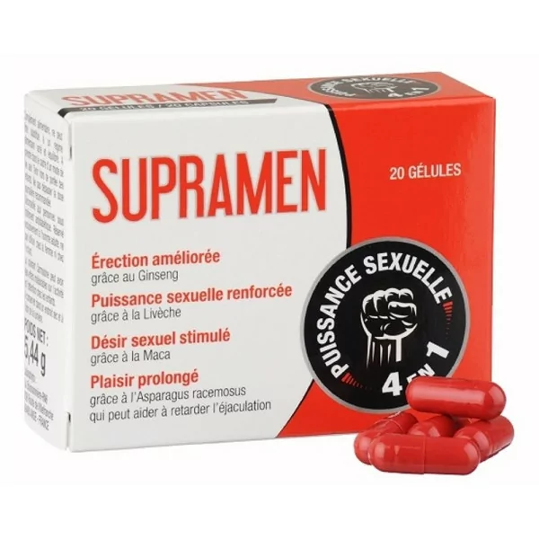 Supramen (20 capsule) - Afrodisiaco - Labophyto (38,90 €) | Poppers Express