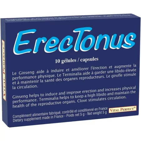 Erectonus Blauwe Pillen - 10 capsules - Vital Perfect (€ 35,89) | Poppers Express