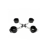 Leather handcuffs wrists & ankles - Ouch! (€34.56) | Poppers Express