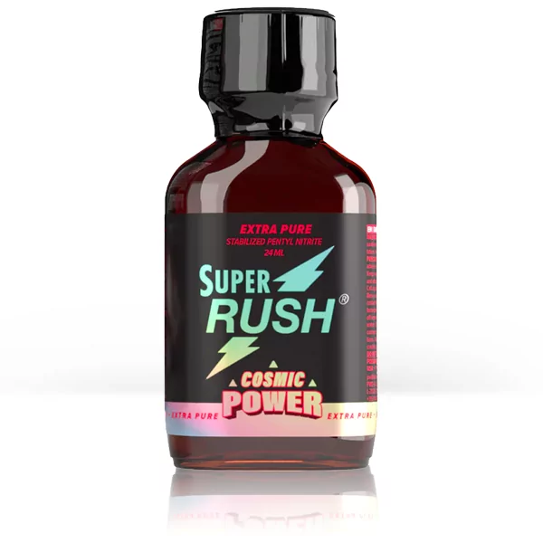 Super Rush Cosmic Power 24ml - Poppers Ultra Intense - Nouvelle formule breveté - Poppers Rush (14,90 €) | Poppers Express