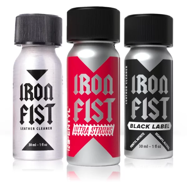 Pack Iron FIST - 3 Intensiteiten: Ervaar het Loslaten - Iron Fist (€ 48,70) | Poppers Express