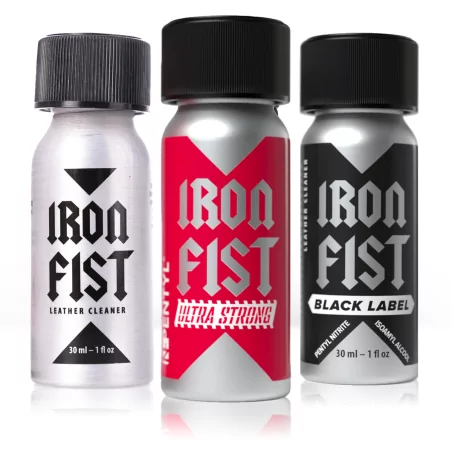 Pack Iron FIST - 3 Intensitäten: Erleben Sie die Befreiung - Iron Fist (48,70 €) | Poppers Express