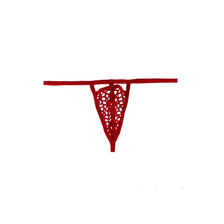 Red Mesh Front Thong - (€9.90) | Poppers Express