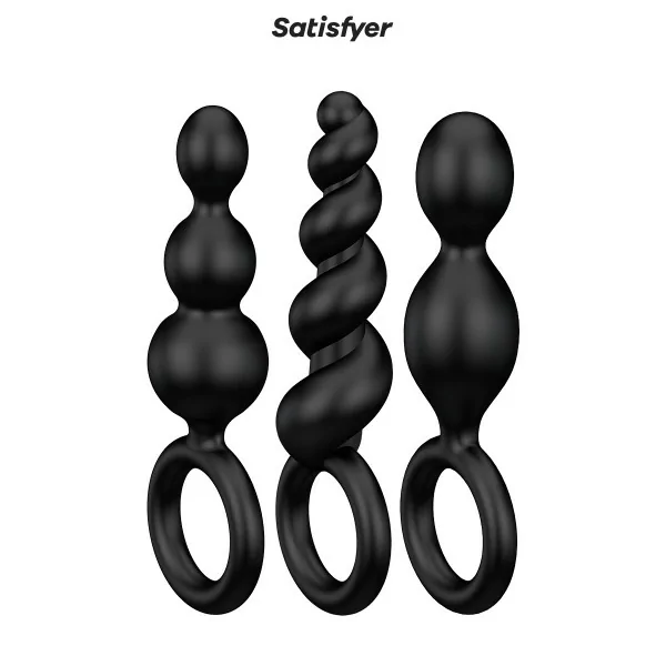 Booty Call Anale Stimuleringskit - 3 Buttplugs - Satisfyer (€ 29,95) | Poppers Express