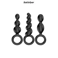 Booty Call Anale Stimuleringskit - 3 Buttplugs - Satisfyer (€ 29,95) | Poppers Express