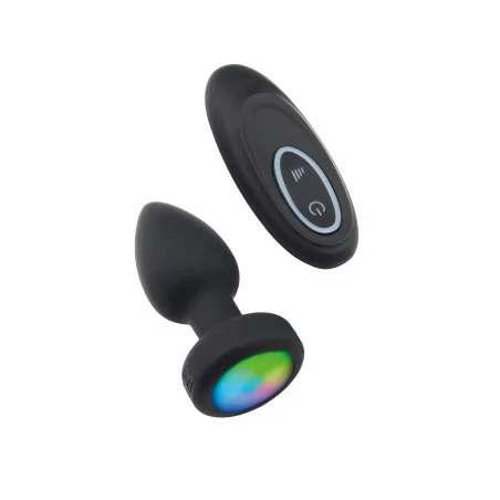 Plug Anal Vibrant et Lumineux Télécommandé - Litolu (44,90 €) | Poppers Express