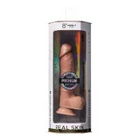 Dildo Realista 21 cm - Real Skin Supreme Model 1 Flesh - SilexD (84,90 €) | Poppers Express