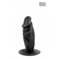 Schwarzer realistischer Penisplug 11 cm - Real Tim - Real Body (9,90 €) | Poppers Express