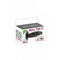 Plug per pene realistico nero 11 cm - Real Tim - Real Body (9,90 €) | Poppers Express