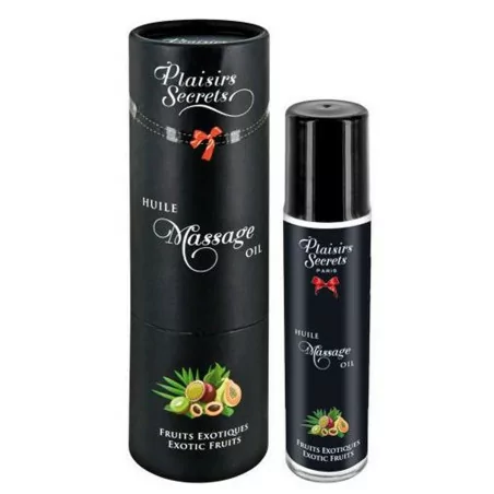 Huile de massage gourmande - Différents parfums - Plaisir Secret (12,79 €) | Poppers Express