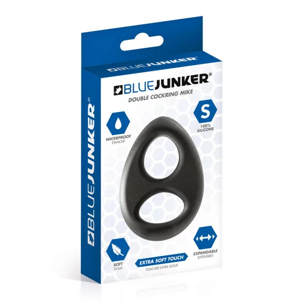 Doppio Cockring in silicone Mike - Blue Junker (10,90 €) | Poppers Express