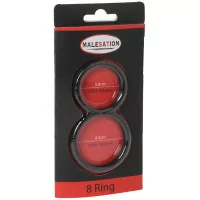 Doppio anello fallico pene e testicoli: 8 Ring - Malesation (13,79 €) | Poppers Express