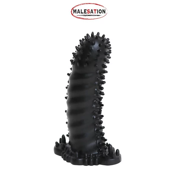 Textured Penis Sheath - Bristly Sleeve - Malesation (€7.44) | Poppers Express