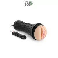 Vibrating Realistic Vagina Masturbator - Real Body (€34.90) | Poppers Express