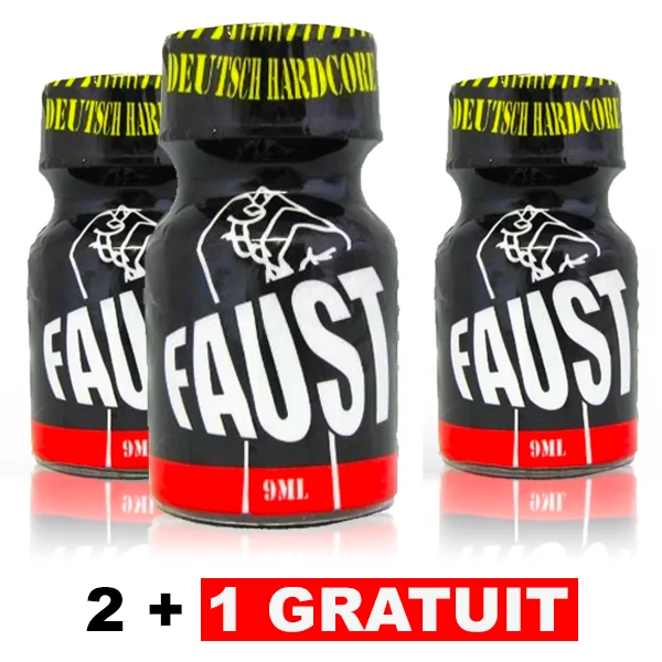 3 Poppers Faust dont 1 Gratuit - Faust (27,67 €) | Poppers Express