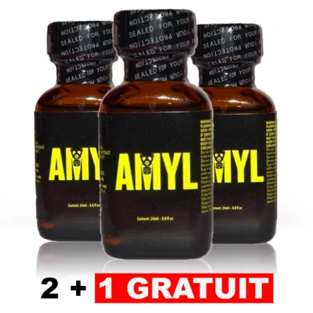 Lot de 3 Poppers Pur Amyl - Amyl (44,60 €) | Poppers Express