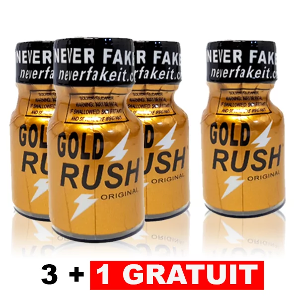 Los 4 Goldrausch, darunter 1 gratis - Poppers Rush (35,90 €) | Poppers Express