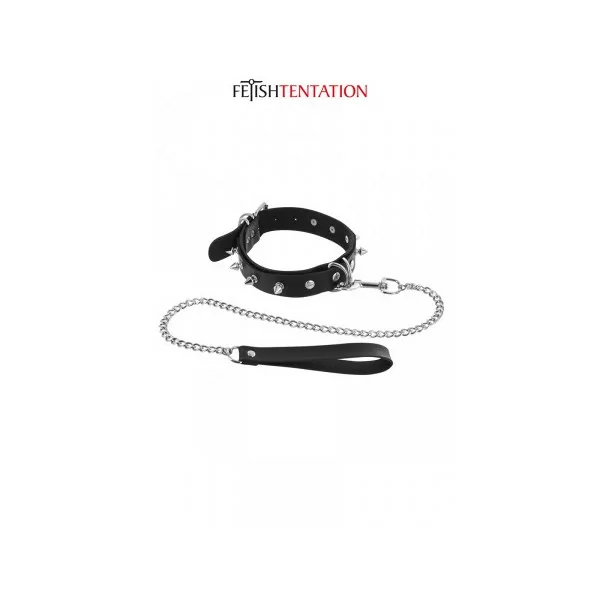 Spiked Collar & Leash - Fetish Tentation - Fetish Tentation (€21.52) | Poppers Express