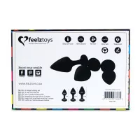 Coffrer Bibi : 3 plugs anal élégants - Feelztoys (24,69 €) | Poppers Express