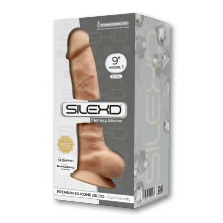 SilexD 23cm : Gode Toucher Réaliste Thermo-réactif avec Testicules - SilexD (45,52 €) | Poppers Express