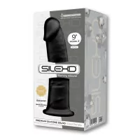 SilexD 23cm Black: Thermo-reactive Realistic Touch Dildo - SilexD (€58.51) | Poppers Express