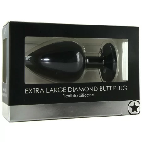 Diamanten Buttplug - Extra Groot - Ouch! (€ 16,76) | Poppers Express