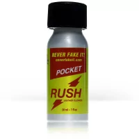 Rush Pocket 30ml - Bottiglia in alluminio stabile a scaffale - Poppers Rush (14,85 €) | Poppers Express