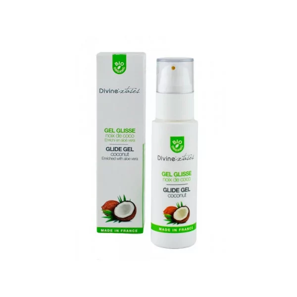 100% Organic Coconut Lubricant Gel - 100 ml - Divinextases (€19.90) | Poppers Express