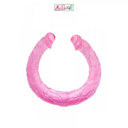 Doppio Dong Flessibile Jelly 45cm - (19,64 €) | Poppers Express