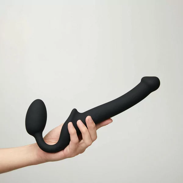 Zwarte strap-on-me anatomische strap-on dildo - (€ 54,50) | Poppers Express