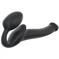 Black Strap-on-Me Anatomical Strap-on Dildo - (€54.50) | Poppers Express