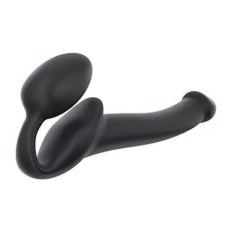 Black Strap-on-Me Anatomical Strap-on Dildo - (€54.50) | Poppers Express