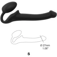 Black Strap-on-Me Anatomical Strap-on Dildo - (€54.50) | Poppers Express