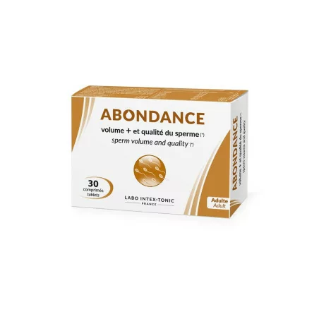 Kur zur Verbesserung des Spermienvolumens - Abundance 30 Tabletten) - Laboratoire Intex-Tonic (21,60 €) | Poppers Express