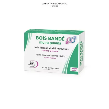 Bois bandaged tablet (Box of 30) - Laboratoire Intex-Tonic (€14.07) | Poppers Express