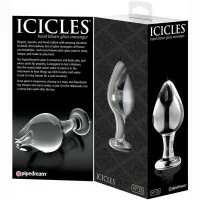 Analplug aus unzerbrechlichem Glas - Eiszapfen Nr. 25 - Icicles (38,58 €) | Poppers Express