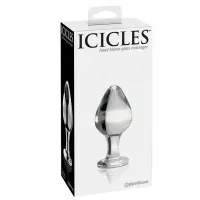 Analplug aus unzerbrechlichem Glas - Eiszapfen Nr. 25 - Icicles (38,58 €) | Poppers Express