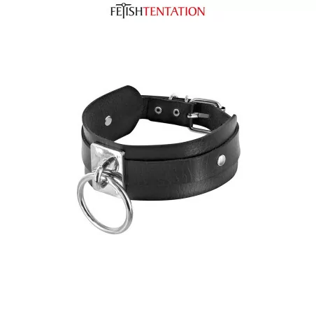 Collier BDSM avec anneau - Fetish Tentation (19,59 €) | Poppers Express