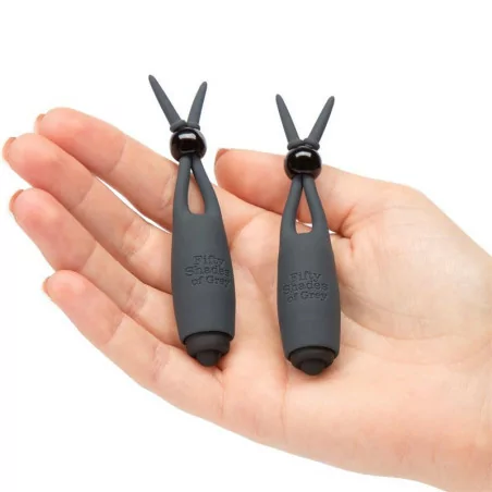 Pinzas vibradoras para pezones Sweet Torture - Cincuenta sombras de Grey - Fifty Shades of Grey (22,71 €) | Poppers Express