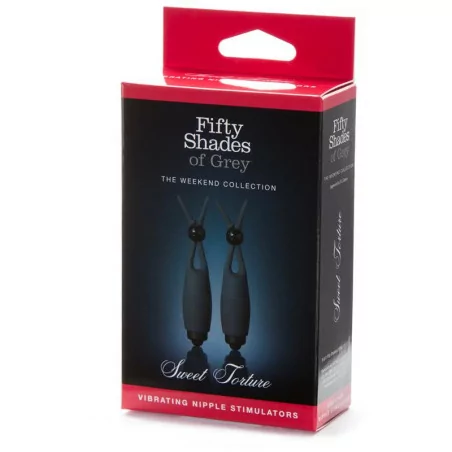 Morsetti per capezzoli vibranti Sweet Torture - Cinquanta sfumature di grigio - Fifty Shades of Grey (22,71 €) | Poppers Express