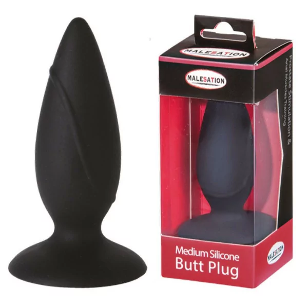 Medium Silicone Anal Plug - L 11cm Ø 3.6cm - Malesation (€14.78) | Poppers Express