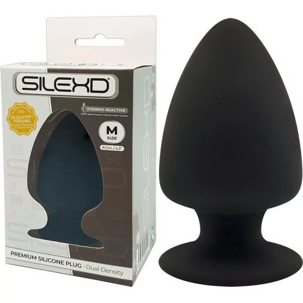 Spina Media Termoreattiva Doppia Densità - L 11cm Ø 6.3cm - SilexD (19,59 €) | Poppers Express