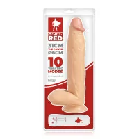 Consolador Vibrador XXL - El Poder 31 x 6 cm - Captain red (49,29 €) | Poppers Express