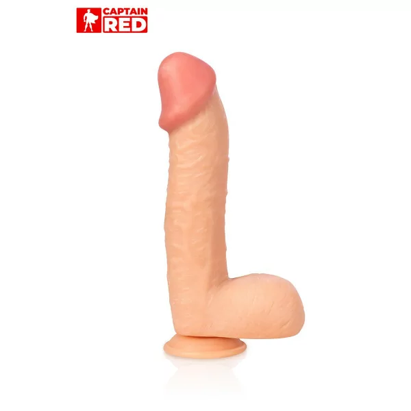 Der superrealistische XXL-Dildo 29 x 6,5 cm - Captain red (39,57 €) | Poppers Express