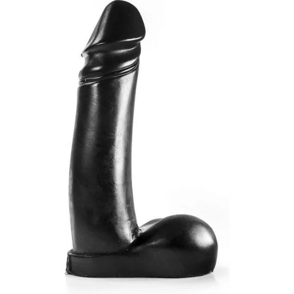 The Invincible Black - Vinyl Dildo 33cm - Domestic Partner (€77.36) | Poppers Express