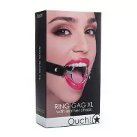 Bavaglio con anello in metallo XL - Ouch! (17,45 €) | Poppers Express