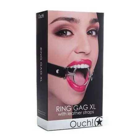 Gag with Metal Ring XL - Ouch! (€17.45) | Poppers Express